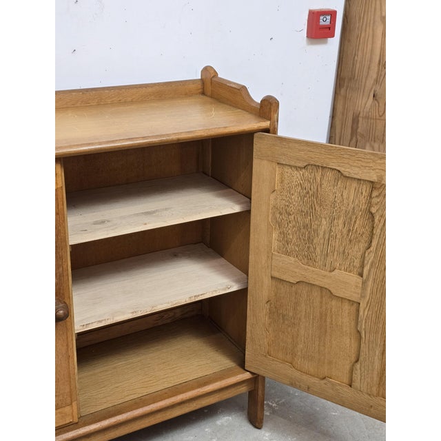 2-Door Buffet attributed to Guillerme et Chambron, 1970s For Sale - Image 8 of 18