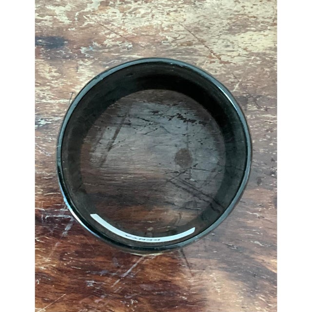 Vintage Resin Kenya Horn Bangle For Sale - Image 9 of 12
