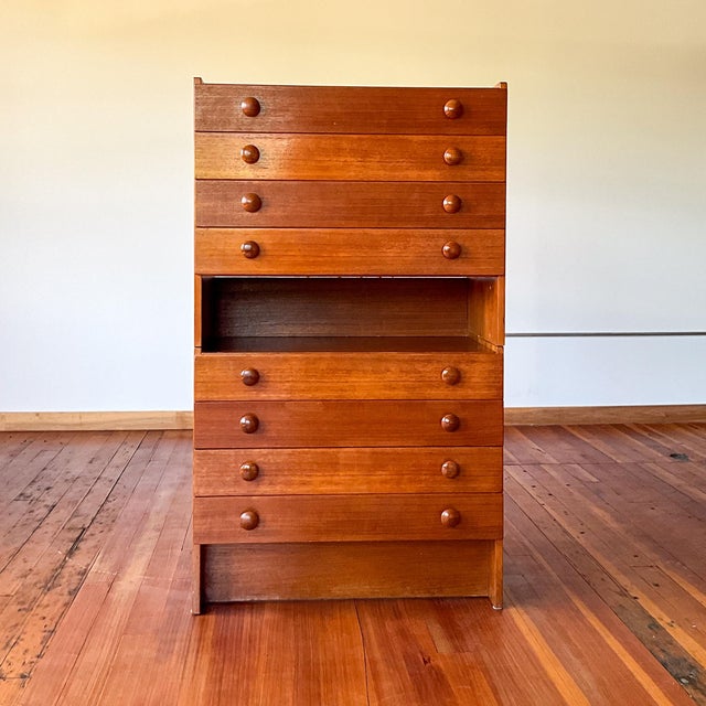 Mid-Century Modern 1960s Sannemans Møbelfabrik Stacking Dresser Drawers, 2 Pieces For Sale - Image 3 of 14
