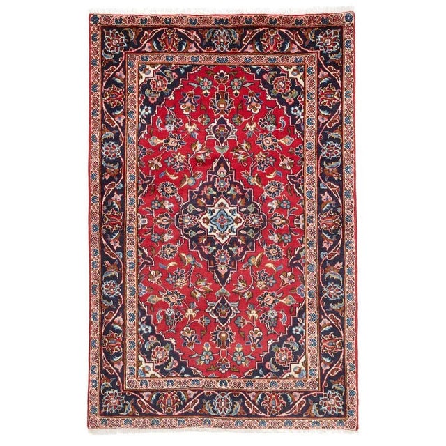 Kashan rug | Knot density: 200.000 knots/m² | Material: 100% virgin wool | Size: 101×150 cm | Condition: Hand-knotted