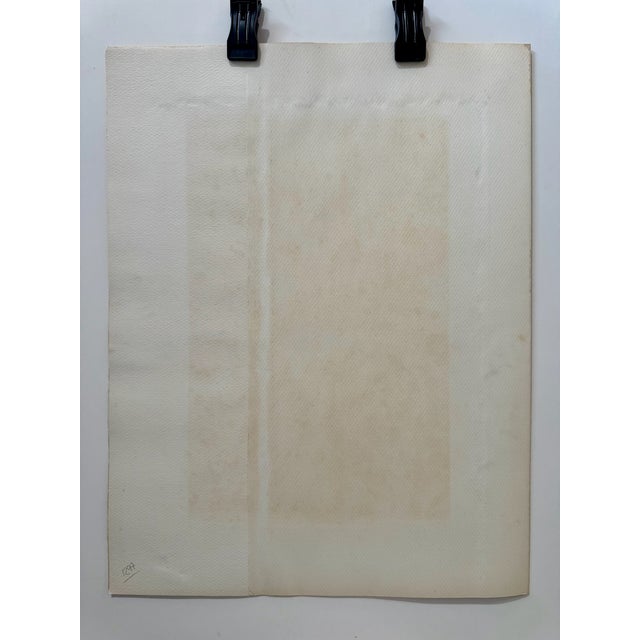 Henry Emil Salloch Original Watercolor on Paper Porta Macchiaia, Barga, Italy. 1970. For Sale In Atlanta - Image 6 of 7