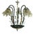 Italian Brass and Glass Lead Crystal Chandelier from Artigian Fabbrica Lambadari, 1960s For Sale