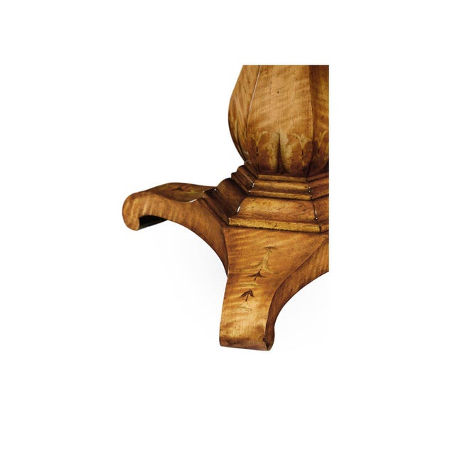 Not Yet Made - Made To Order Regency Satinwood Tilt-Top Center Table For Sale - Image 5 of 7