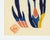 Mid 20th Century Japanese Stencil Dyed Print by Kichiemon Okamura For Sale - Image 5 of 6