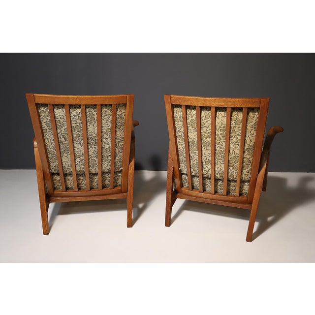 Set of Mid-Century Czechoslovakian Armchairs, 1940s For Sale - Image 6 of 8