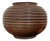 Vintage Brutalist Ceramic Globe Vase, 1960s For Sale