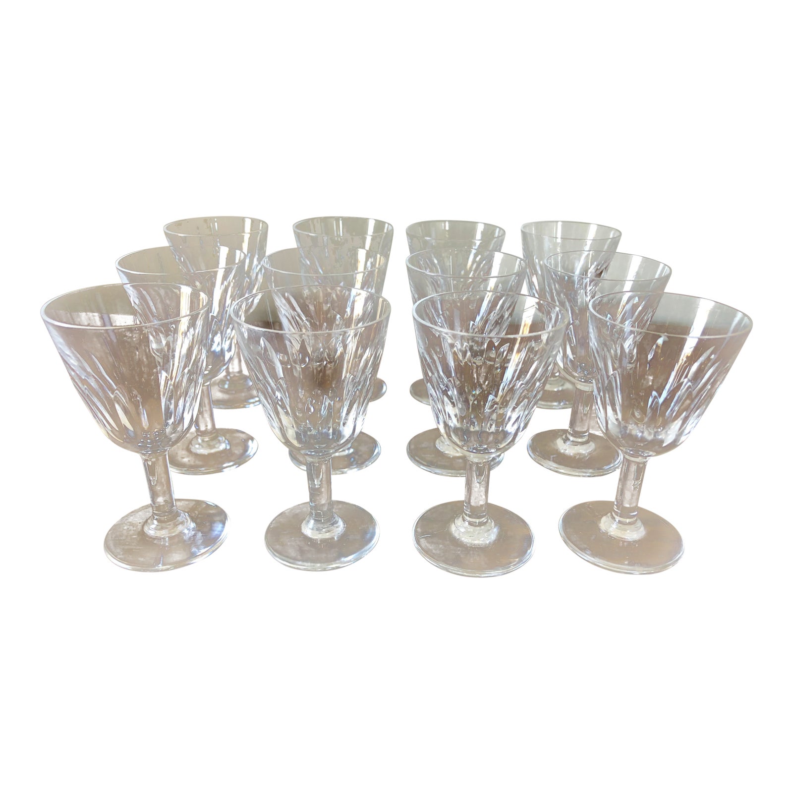 バカラ クリスタル ビンテージ Vintage Crystal BACCARAT Vintage Baccarat Crystal Cordials- Set of 12 | Chairish