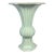 Vintage Chinese Longquan Pale Celadon Fluted Vase With Lobed Rim For Sale