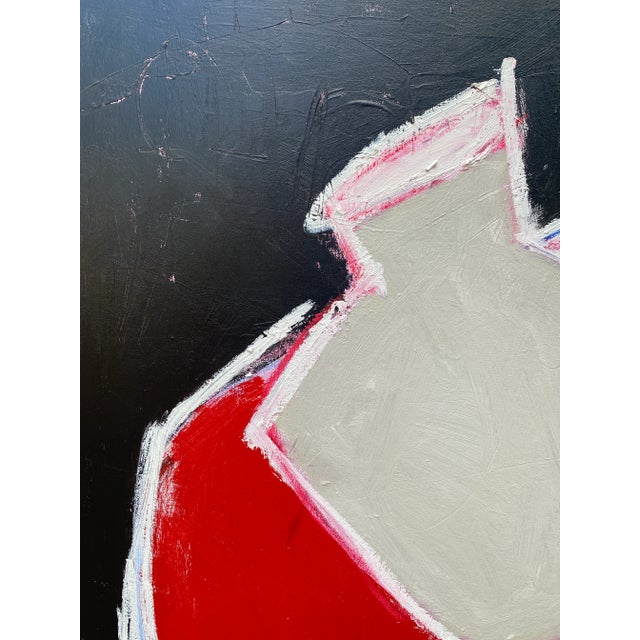 2020s "Primarily" Contemporary Abstract Still Life Mixed-Media Painting by Sarah Trundle For Sale - Image 5 of 8