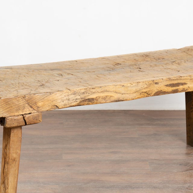 Brown Early 20th Century Rustic Coffee Table From Hungary For Sale - Image 8 of 10