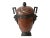 Pair of Vintage Red Marble and Bronze Greek Style Lidded Urns For Sale - Image 10 of 12