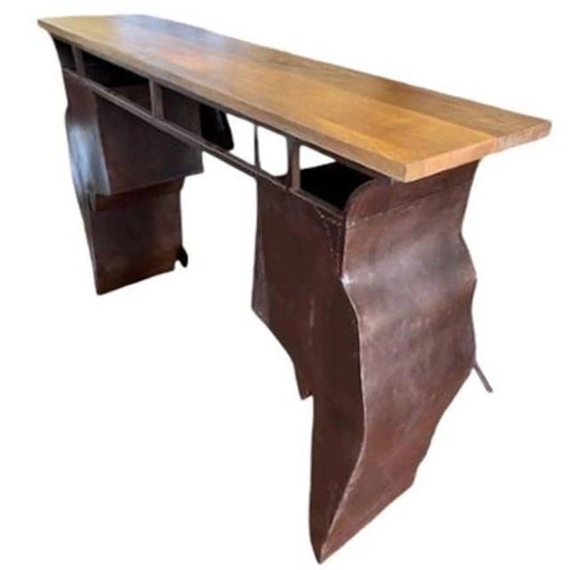Asian Mango Console Table For Sale - Image 3 of 8
