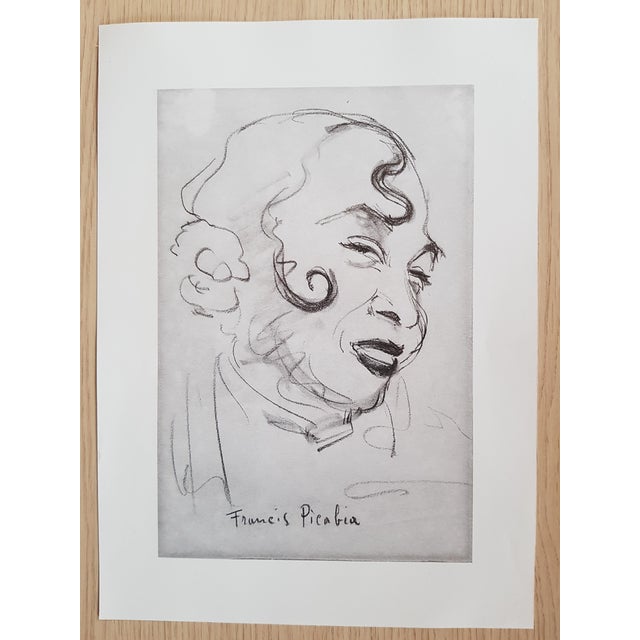 Picabia Francis - Woman Portrait - Pencil Drawing - 1940 - c.o.A For Sale - Image 12 of 13