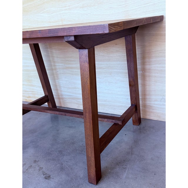 Early 19th Century Spanish Baroque Work Side Table , Restored For Sale - Image 14 of 18