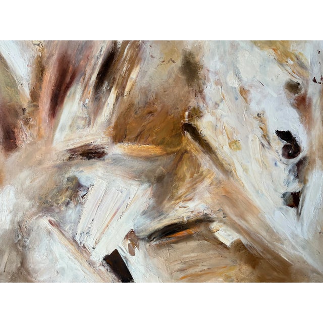 Mid- Century Expressionist Abstract Painting, Signed For Sale In Miami - Image 6 of 13