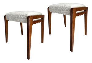 Mid-Century Stools attributed to Paolo Buffa, Italy, 1950s, Set of 2