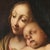 Virgin Mary with Child and Saint John, Oil on Canvas, 17th Century, Framed For Sale - Image 4 of 12