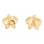 Caresse D’Orchidees Par Cartier Earrings Diamond Studs Estate 18k Yellow Gold- Set of 2 For Sale