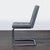 Modern Cb2 Button Tufted Dining Chair on a Metal Frame For Sale - Image 3 of 8