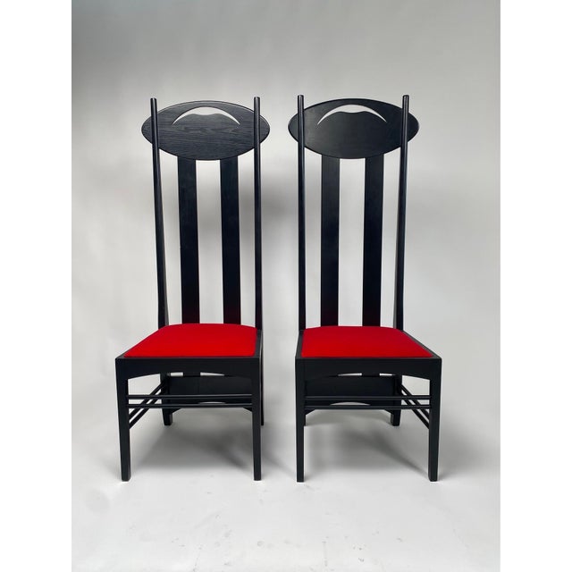 Set of Vintage Argyle Chairs by Charles R. Mackintosh for Atelier International, 1990 For Sale - Image 13 of 17