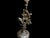 Brass Handmade Antiqued Brass Floral Candlestick Pair For Sale - Image 8 of 8