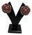 Natural Ruby 11.37cts & Diamond 1.39cts Earring in 14k Gold For Sale