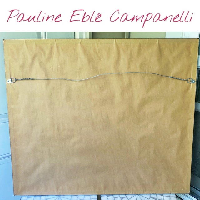 1980s Pauline Eblé Campanelli Framed Still Life Print With Wild Rose Berries, 35″ × 30″ For Sale - Image 5 of 8