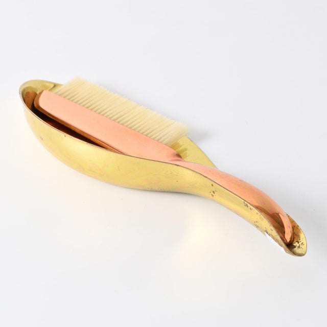 Metal Mid-Century German Table Crumb Sweeper Set from Sus, 1960s, Set of 2 For Sale - Image 7 of 12