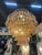 Contemporary Contemporary Clear and Gold “Petali-Selle” Murano Glass Chandelier For Sale - Image 3 of 7