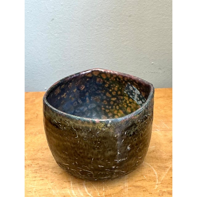 Vintage Handcrafted Abstract Ceramic Bowl For Sale - Image 15 of 18