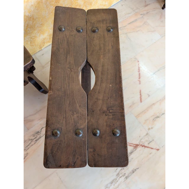 Mid-Century Rustic Benches, 1950, Set of 2 For Sale - Image 10 of 13