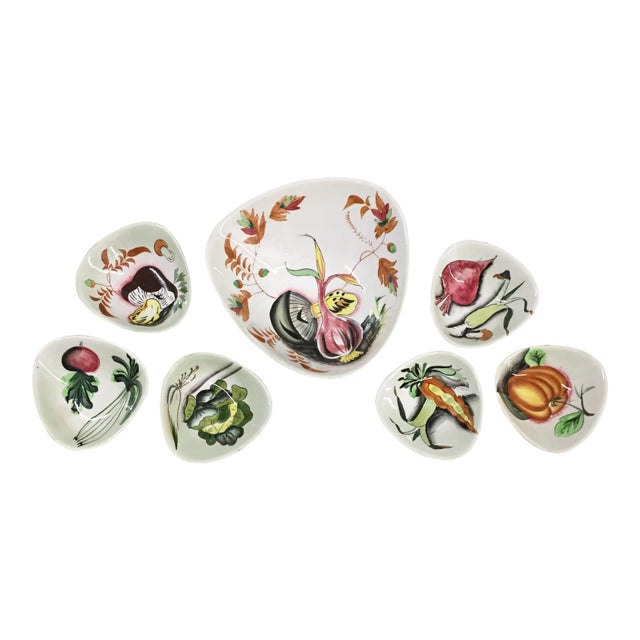 Vintage Italian Bowl Set For Sale