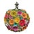 MacKenzie Childs Flower Power Pumpkin Halloween Courtly Check Pumpkin For Sale