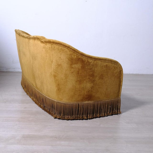 Textile Vintage Italian Sofa, 1940s For Sale - Image 7 of 16