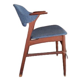 Vintage Teak Armchair, Denmark, 1960s For Sale