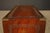 Vintage Campaign Style Inlaid Walnut Dresser Chest, Brass Inlay Carved Wood 10 Drawer Cabinet For Sale - Image 15 of 18