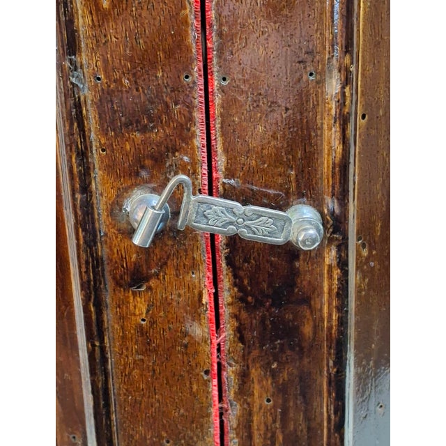 Antique 19thC Italian Sephardic Torah Case Tik Hand Carved Wood J Greenstein Prov For Sale - Image 12 of 17