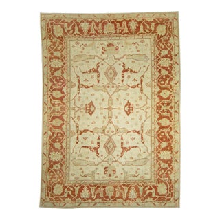 Turkish Oushak Rug 9'9" x 13'8" #18535 For Sale