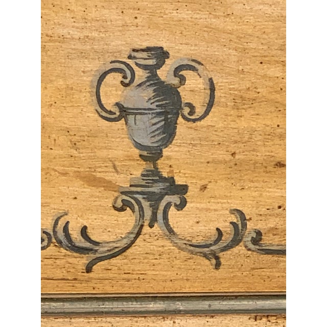 French Early 19th Century Italian Neoclassic Painted Armoire For Sale - Image 3 of 17
