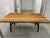 Wrought Iron and Walnut Dining Table For Sale - Image 4 of 7