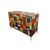 1980s Vintage Chest of Drawers in Colored Glass, 1980s For Sale - Image 5 of 7