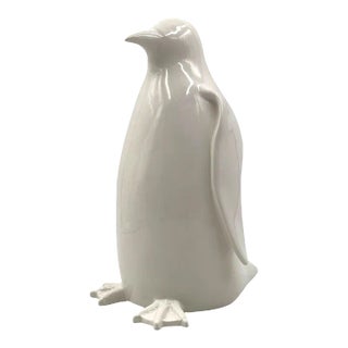 Ceramic Penguin Sculpture, Italy 1980 For Sale