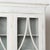 Late 19th Century Late 19th Century Swedish Gustvian Bookcase Display Cabinet With Upper Glass Doors For Sale - Image 5 of 13