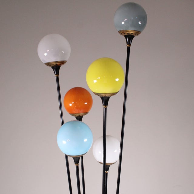 Black Alberello Model Floor Lamp from Stilnovo For Sale - Image 8 of 11