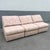 Postmodern Postmodern Pink and Blue and Green Fabric Modular Sofa - 3 Pieces For Sale - Image 3 of 8