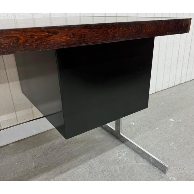 Mid-Century Modern Hugh Acton Style Rosewood Executive Desk For Sale - Image 13 of 13