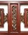 Pair of Chinese Gilt & Lacquered Openwork Figural Architectural Panels, 20th C. For Sale - Image 4 of 12