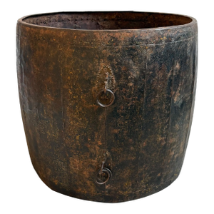 Industrial Vintage Iron Barrel
