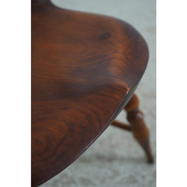 Set of 6 Dr Dimes Mixed Wood Fan Back Windsor Dining Chairs For Sale - Image 14 of 18