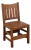 Antique L&jg Stickley Mission Oak Leather Chair For Sale